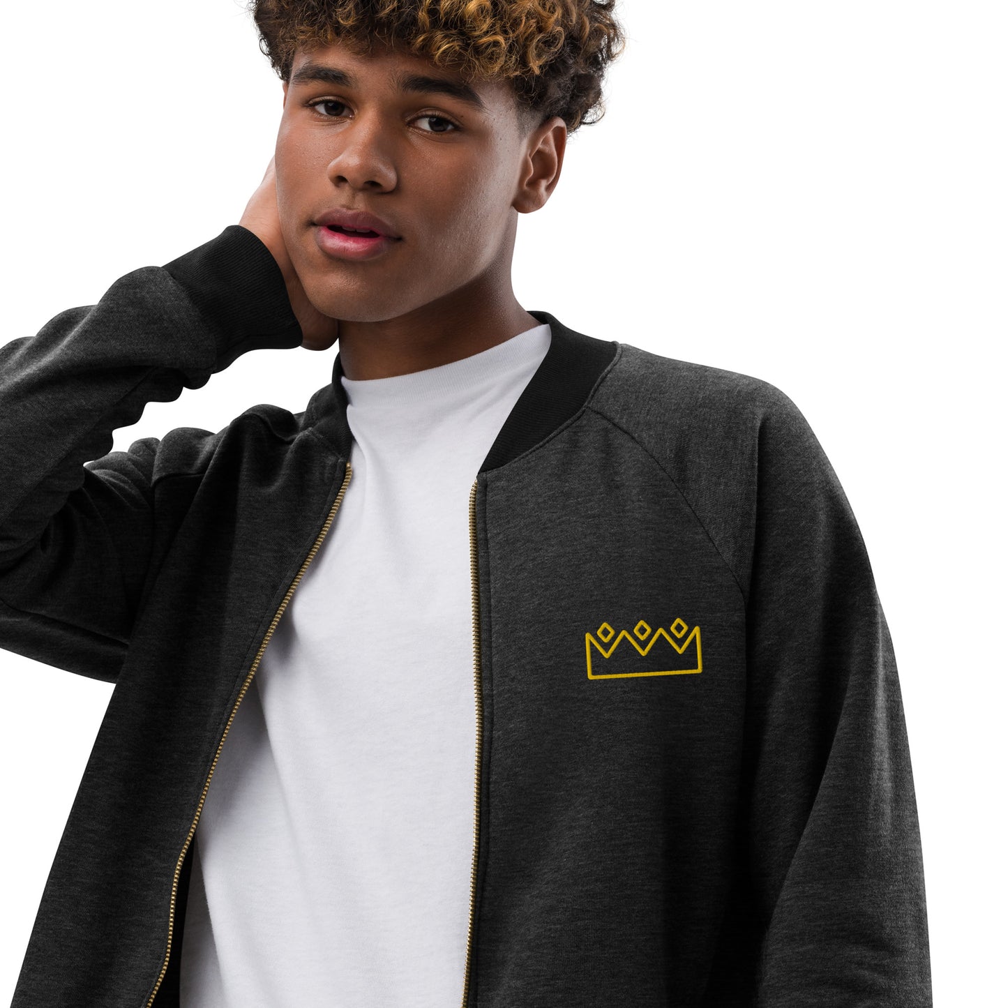 Crown Embroidery - Sustainably Made Jacket