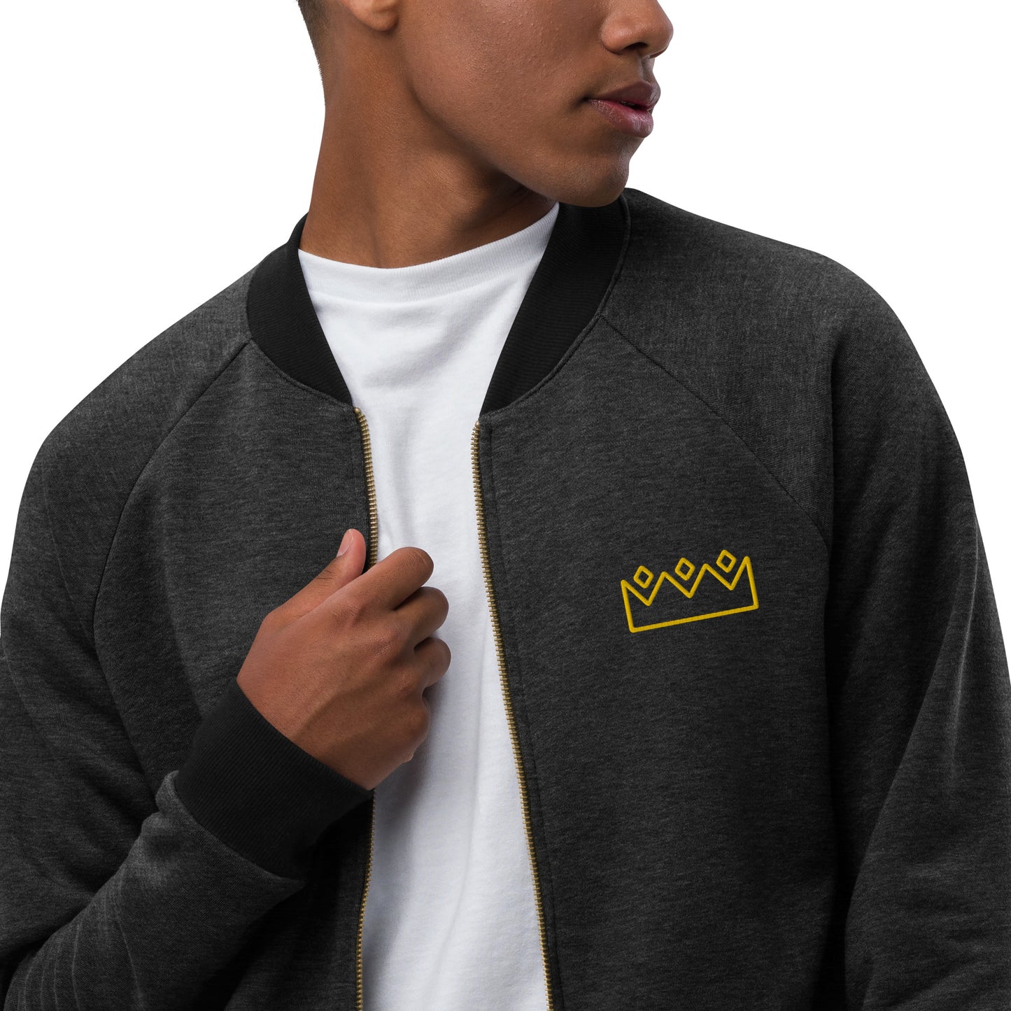 Crown Embroidery - Sustainably Made Jacket