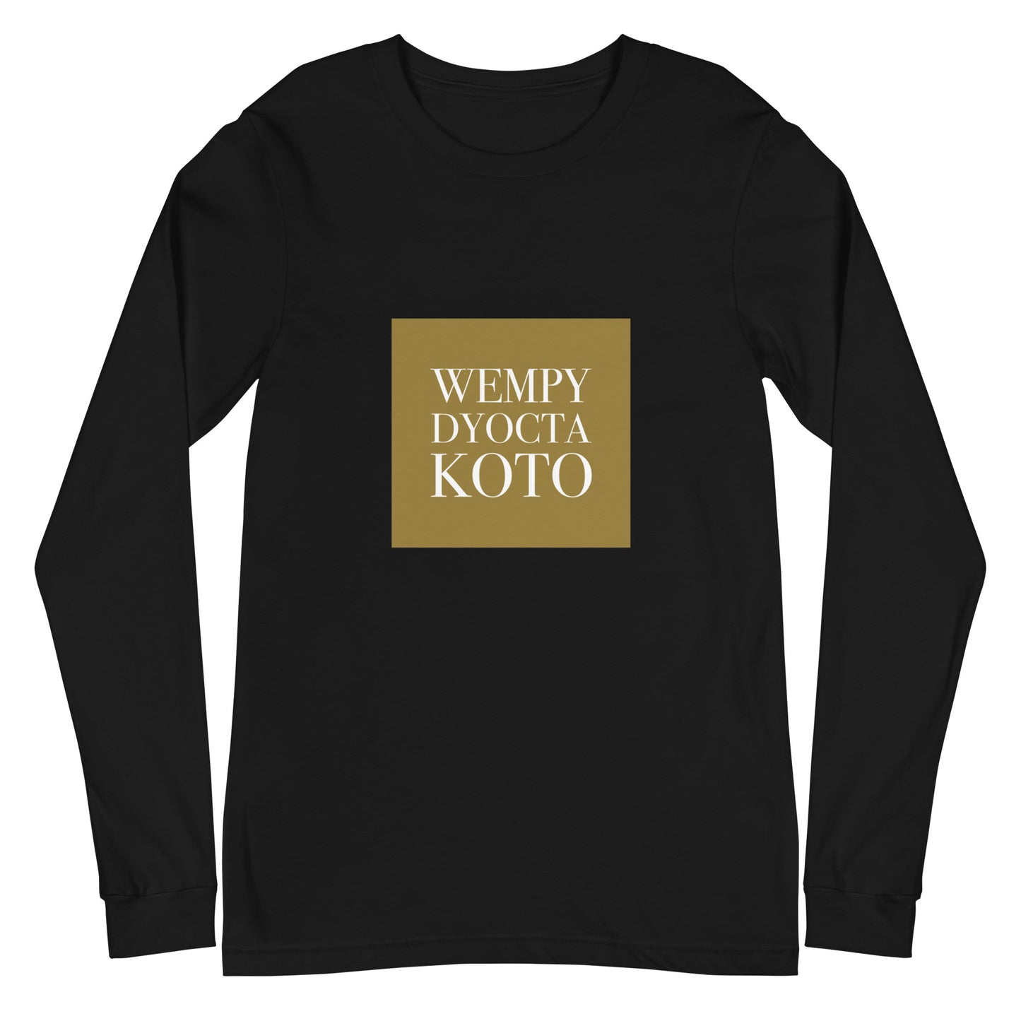 WDK Center Logo - Sustainably Made Long Sleeve Tee