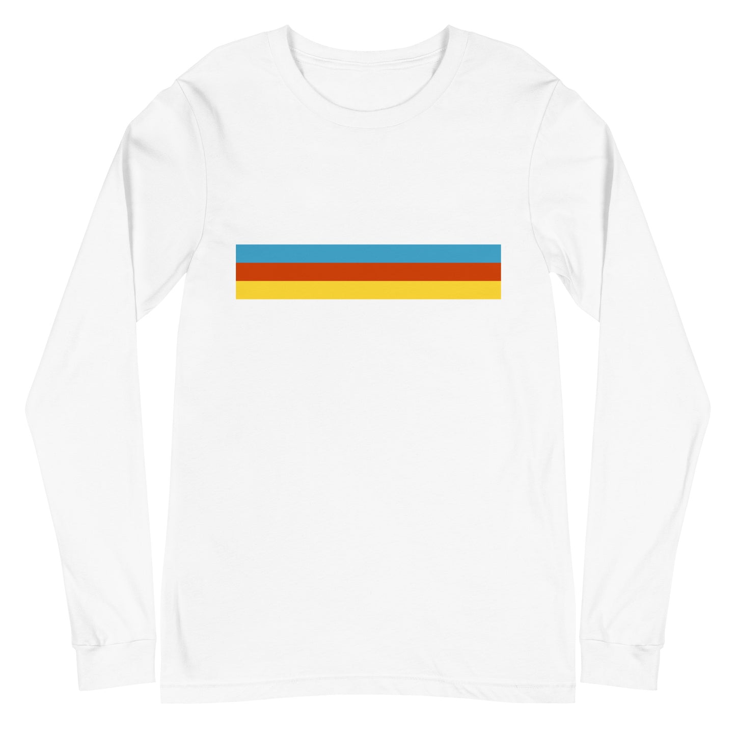Retro Colors - Sustainably Made Long Sleeve Tee