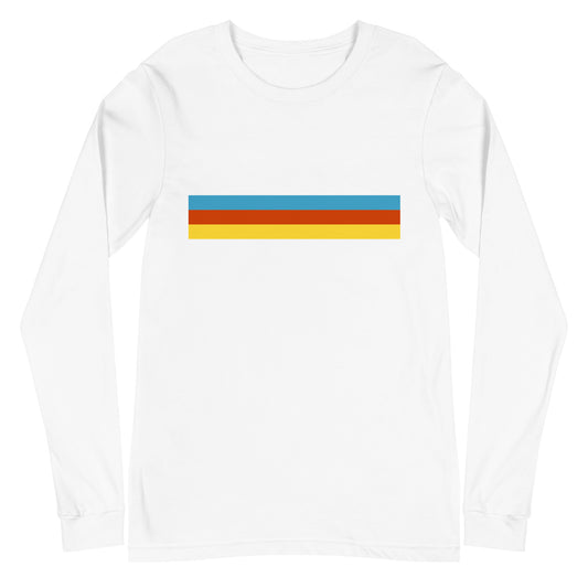 Retro Colors - Sustainably Made Long Sleeve Tee