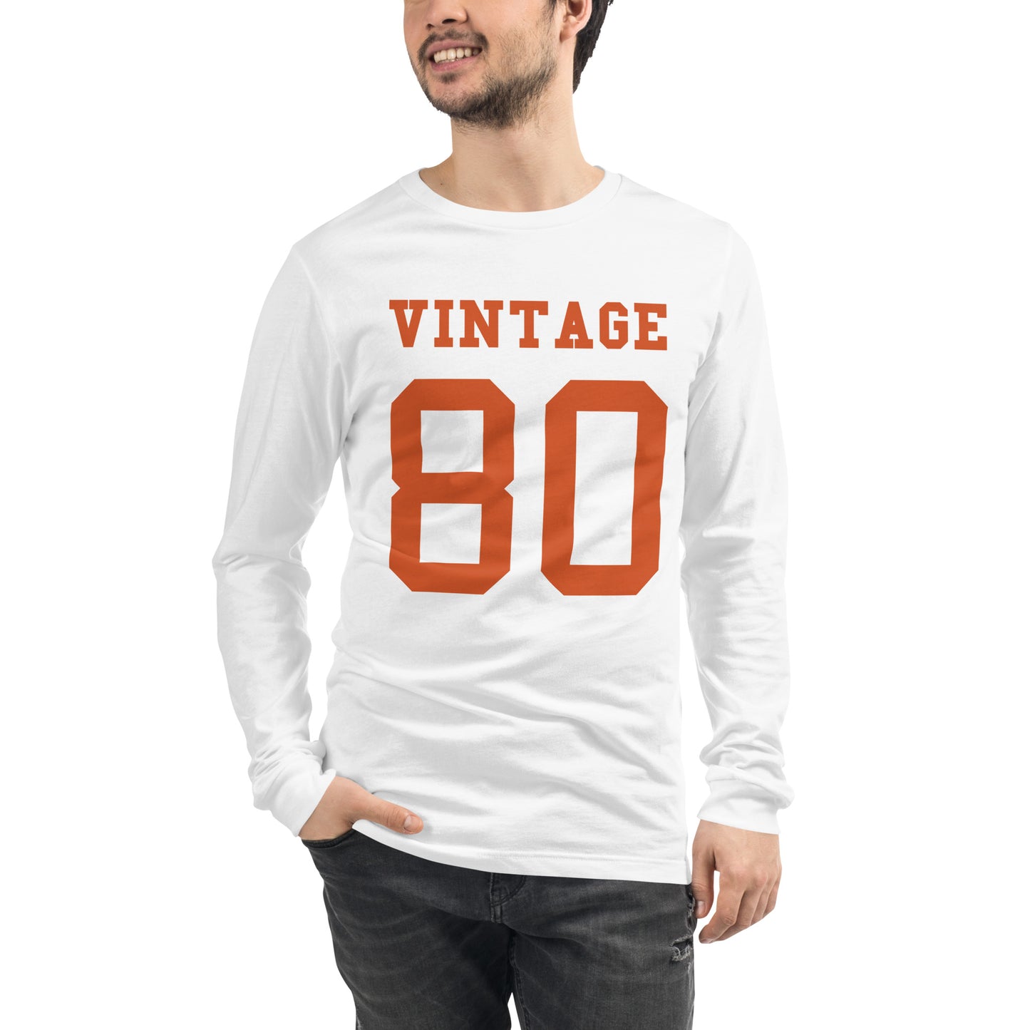 Vintage 80 - Sustainably Made Long Sleeve Tee