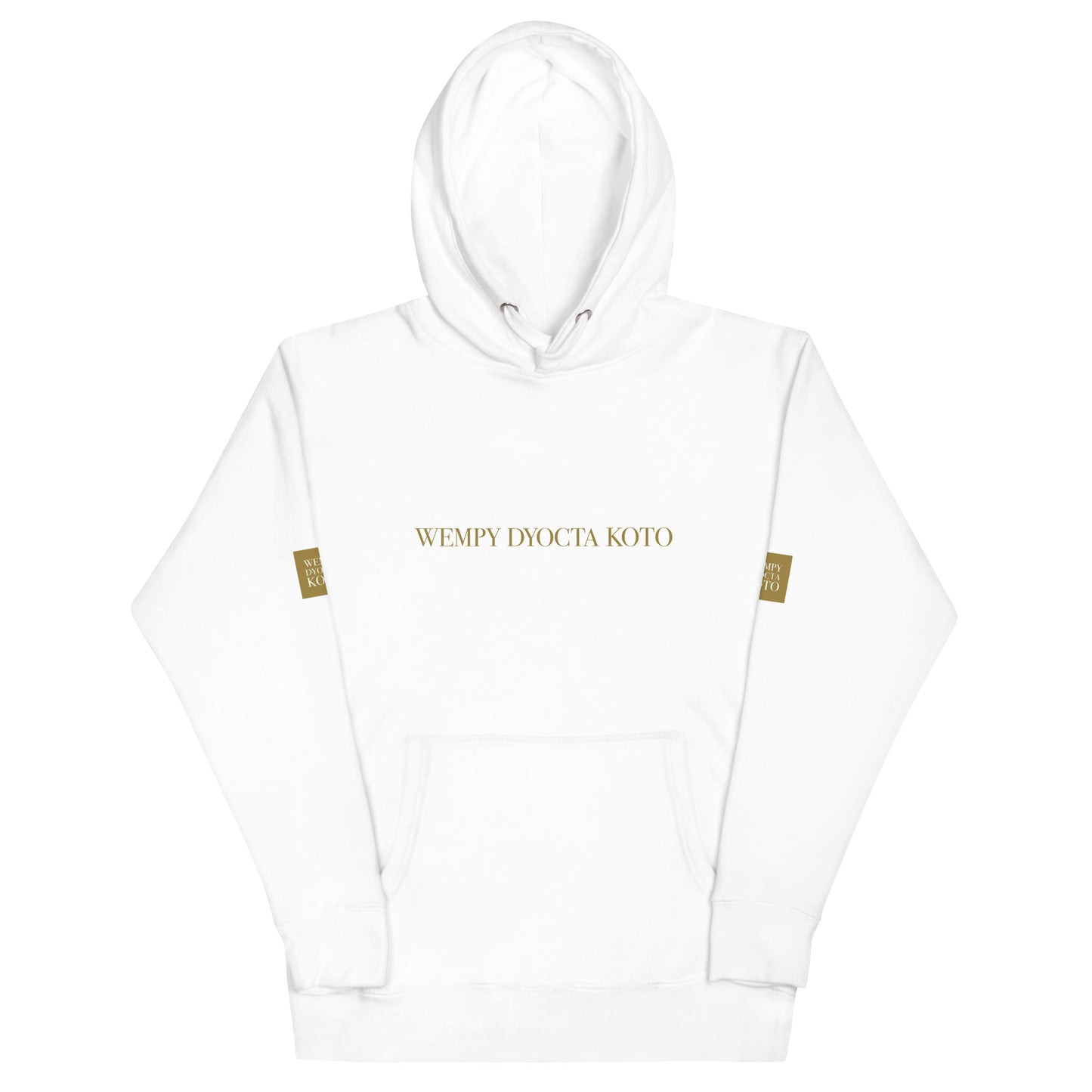 WDK Typographic Logo - Sustainably Made Hoodie