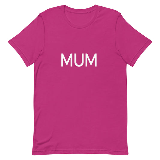 Mum White - Sustainably Made Women’s Short Sleeve Tee