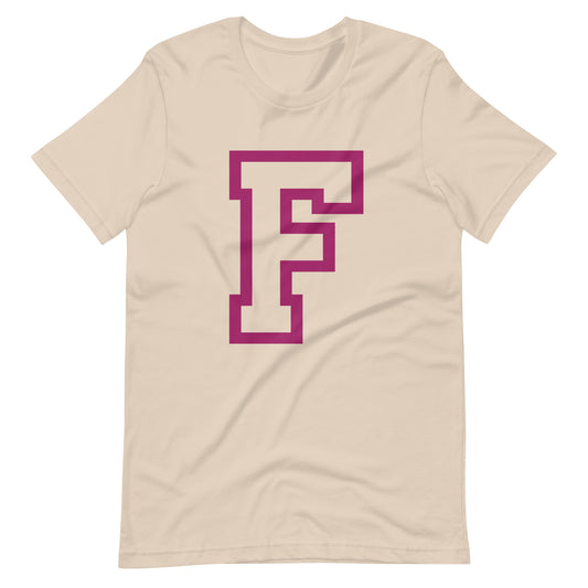 F - Sustainably Made Unisex T-Shirt