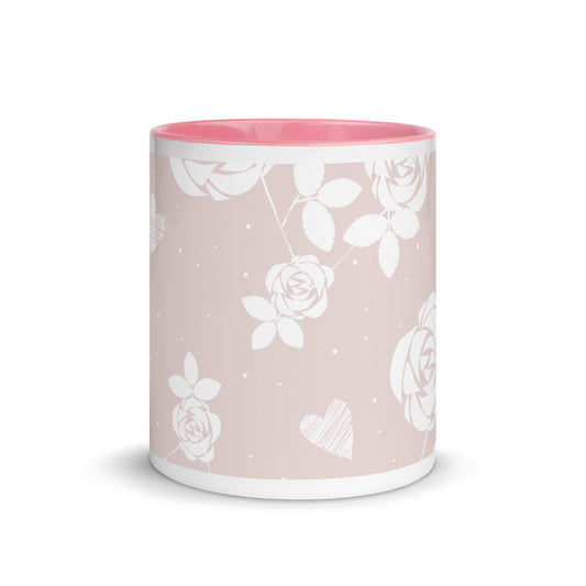Baby Pink Floral - Sustainably Made Coffee Mug