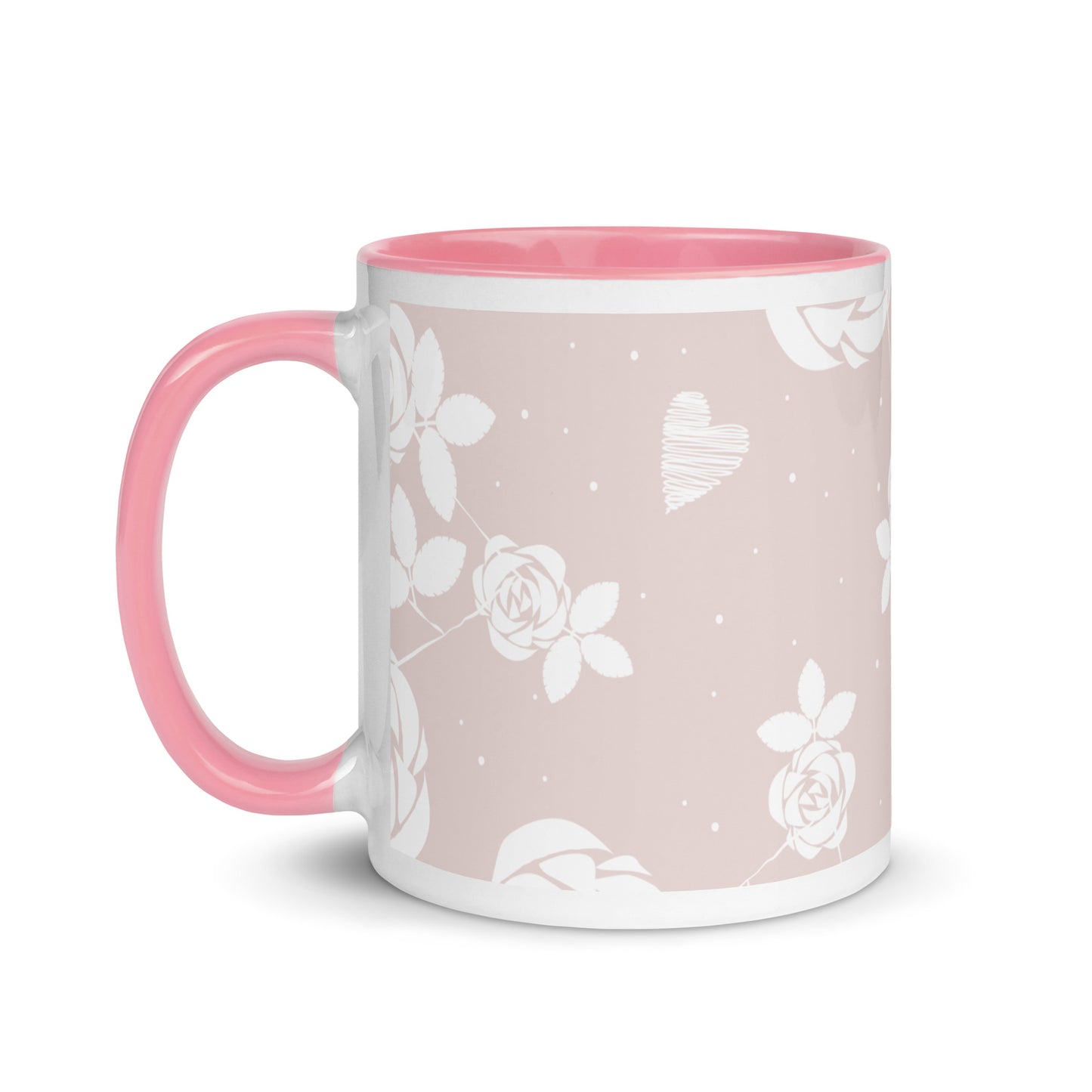 Baby Pink Floral - Sustainably Made Coffee Mug