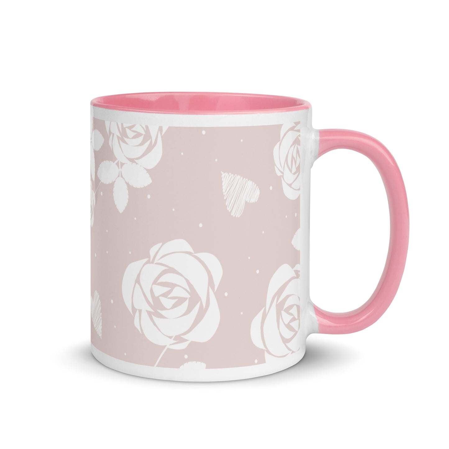 Baby Pink Floral - Sustainably Made Coffee Mug