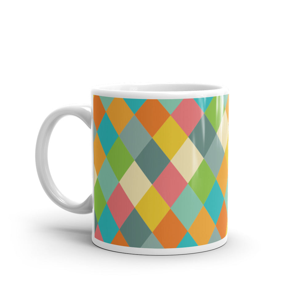 Vintage Diamond - Sustainably Made Coffee Mug