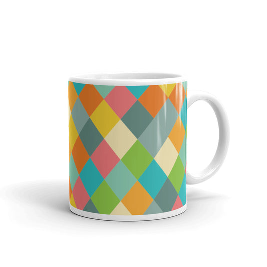 Vintage Diamond - Sustainably Made Coffee Mug