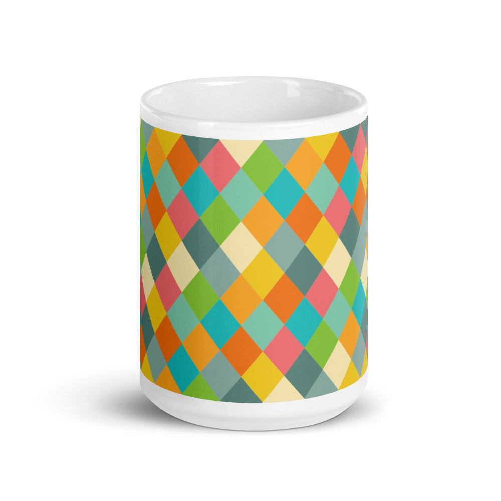 Vintage Diamond - Sustainably Made Coffee Mug