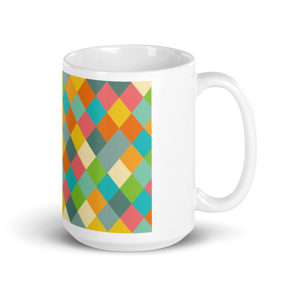 Vintage Diamond - Sustainably Made Coffee Mug
