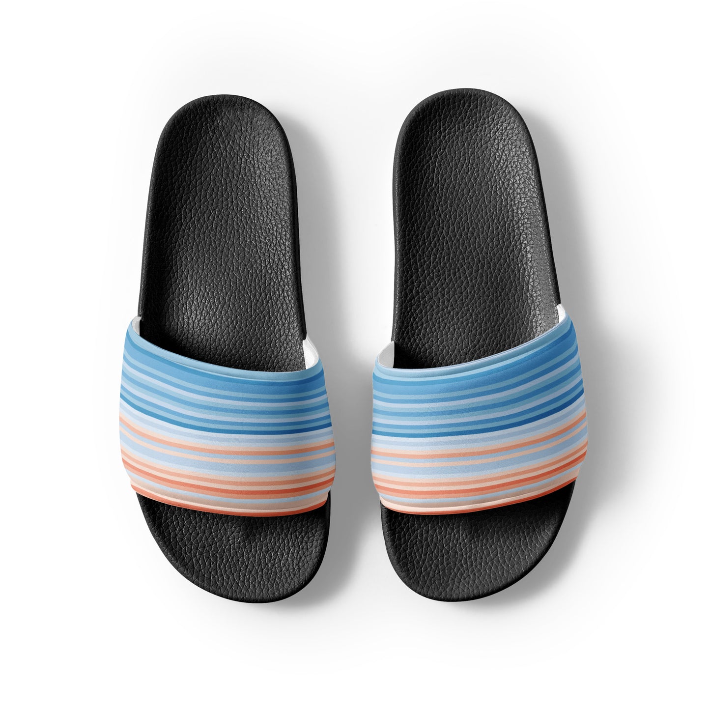 Climate Change Global Warming Stripes - Sustainably Made Women's slides
