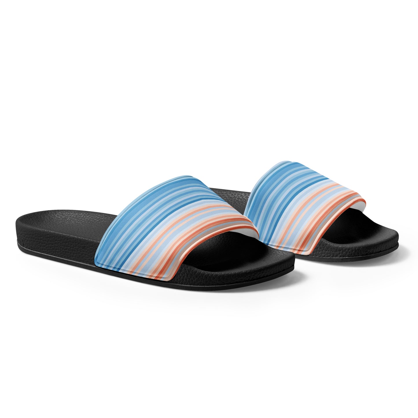 Climate Change Global Warming Stripes - Sustainably Made Women's slides