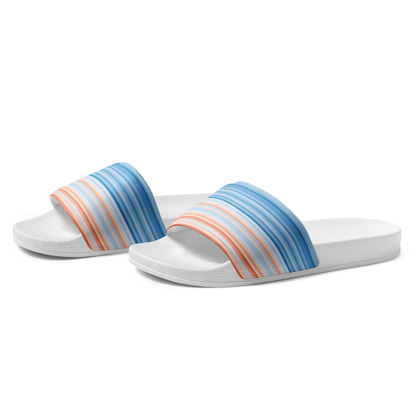 Climate Change Global Warming Stripes - Sustainably Made Women's slides
