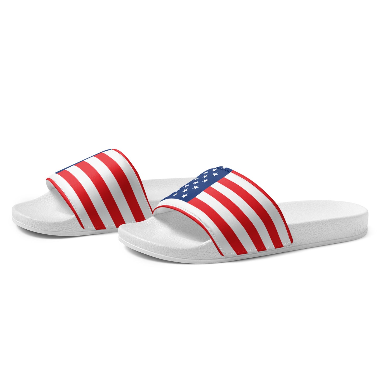 U.S.A Flag - Sustainably Made Women's slides