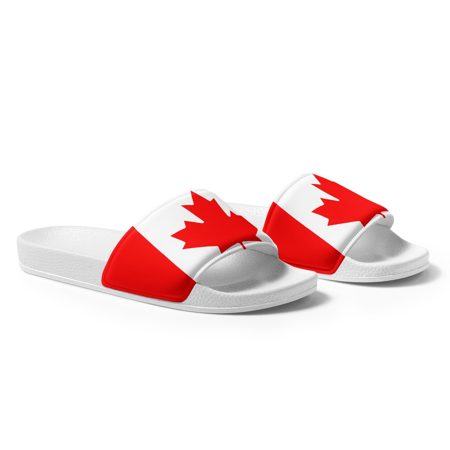 Canada Flag - Sustainably Made Women's slides