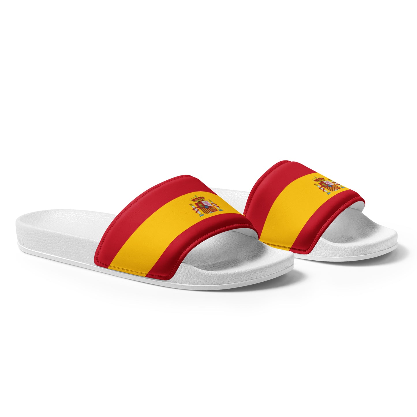 Spain Flag - Sustainably Made Women's slides