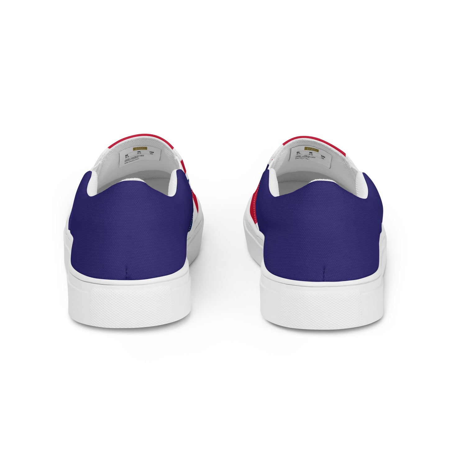 U.K Flag - Sustainably Made Women’s slip-on canvas shoes