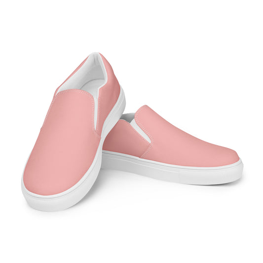 Baby Pink - Sustainably Made Women's Slip-On Canvas Shoes