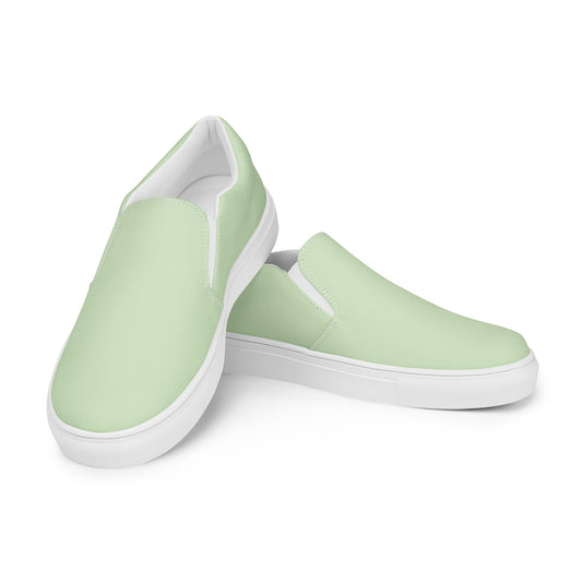 Mint - Sustainably Made Women's Slip-On Canvas Shoes