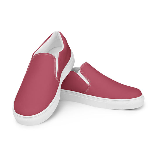 Red Wood - Sustainably Made Women's Slip-On Canvas Shoes