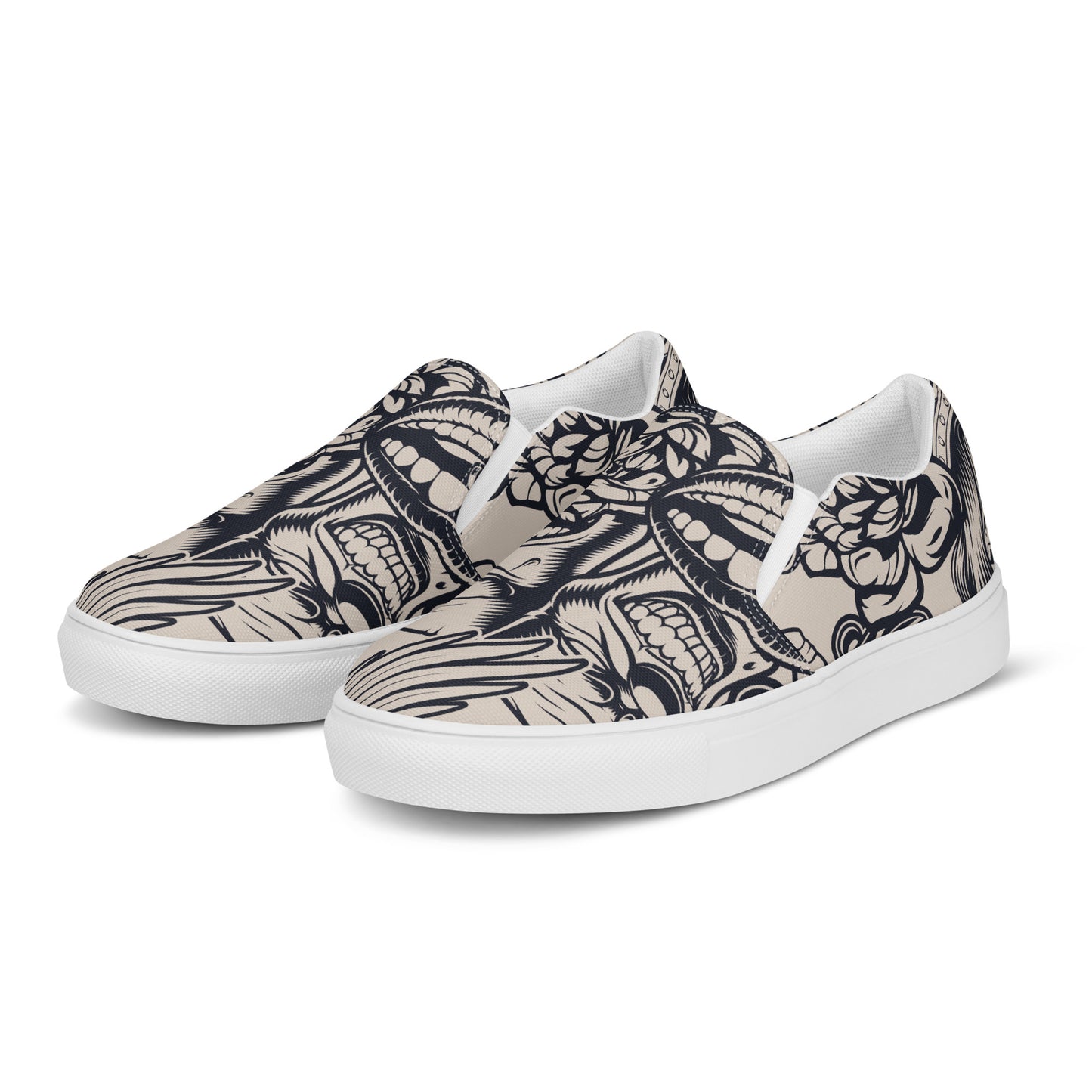 Tattoo Style - Women’s slip-on canvas shoes