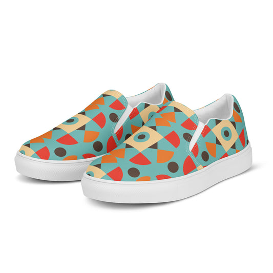 Retro Shape - Women’s slip-on canvas shoes