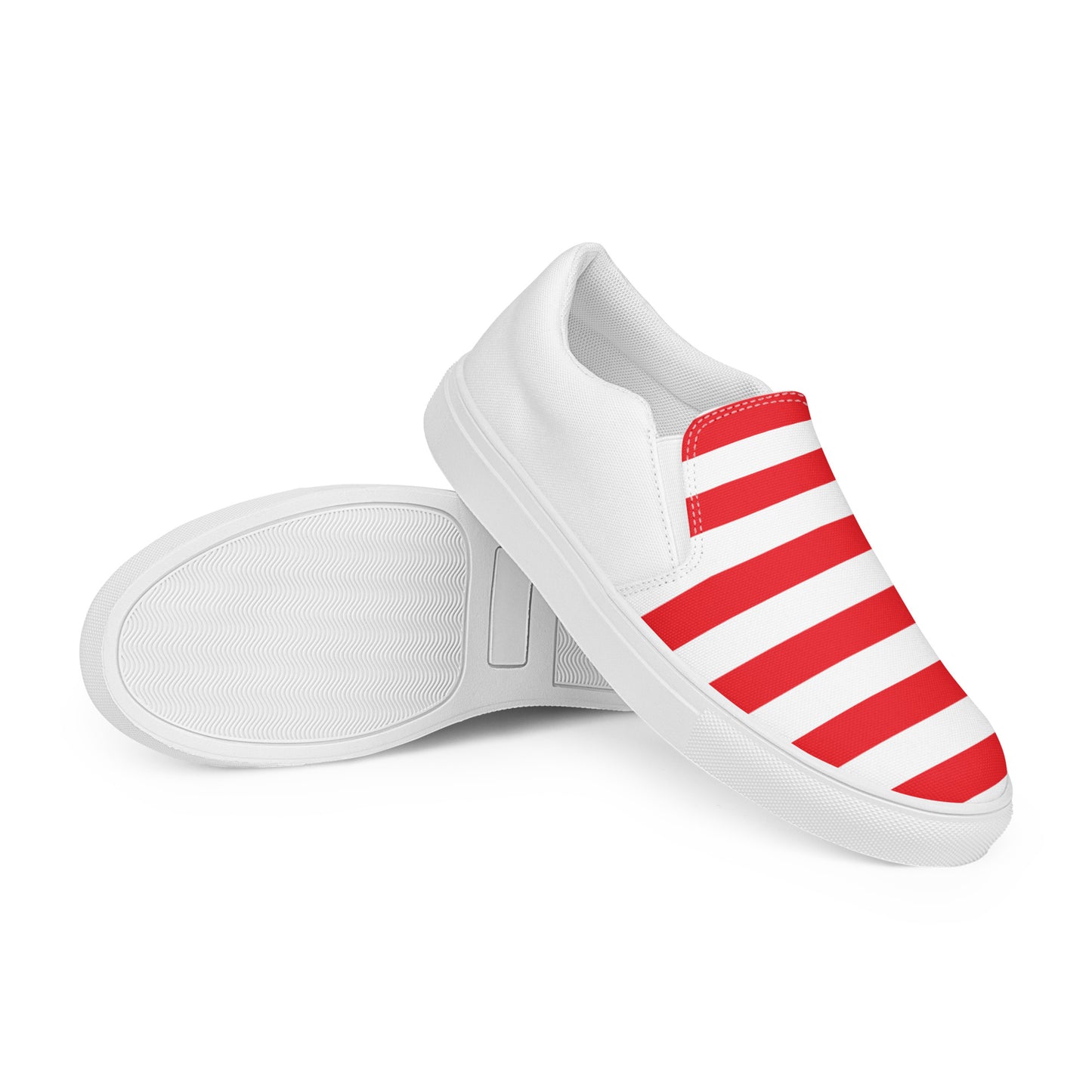 Sailor Red - Sustainably Made Women's Slip-On Canvas Shoes