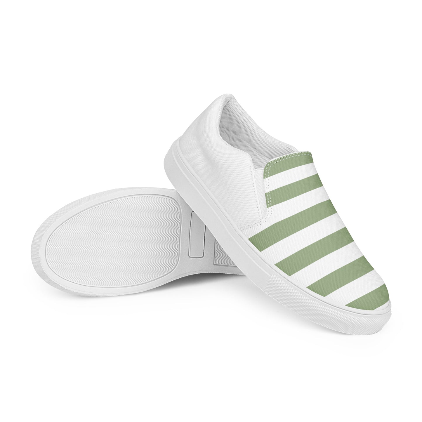 Sailor Olive - Sustainably Made Women's Slip-On Canvas Shoes