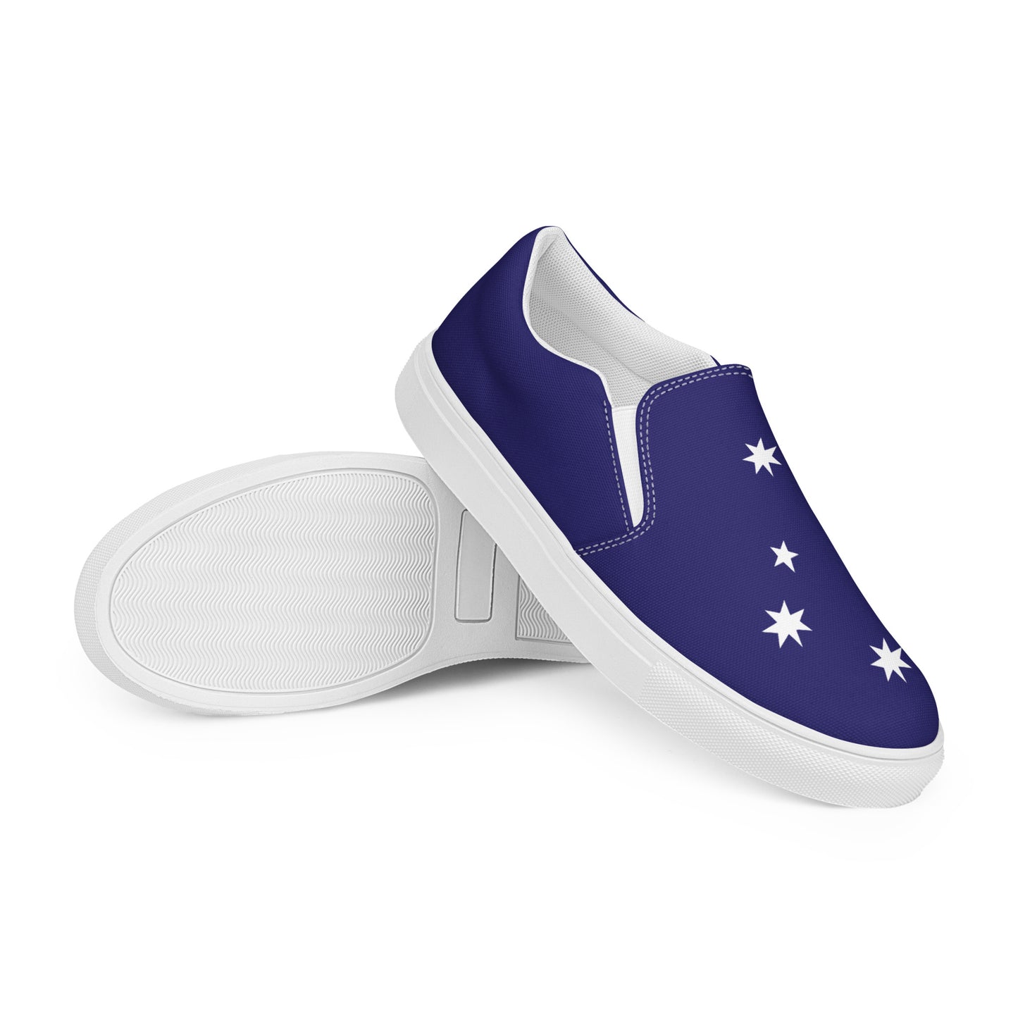 Australia Flag - Sustainably Made Women’s slip-on canvas shoes