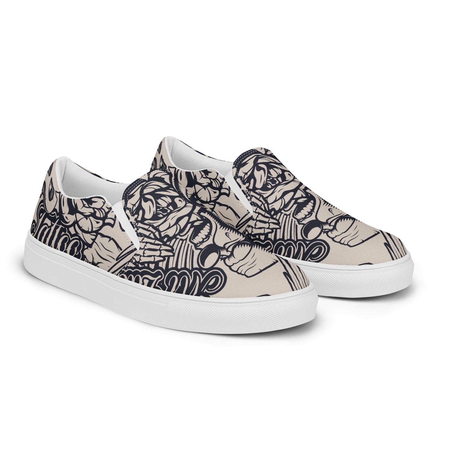 Tattoo Style - Women’s slip-on canvas shoes