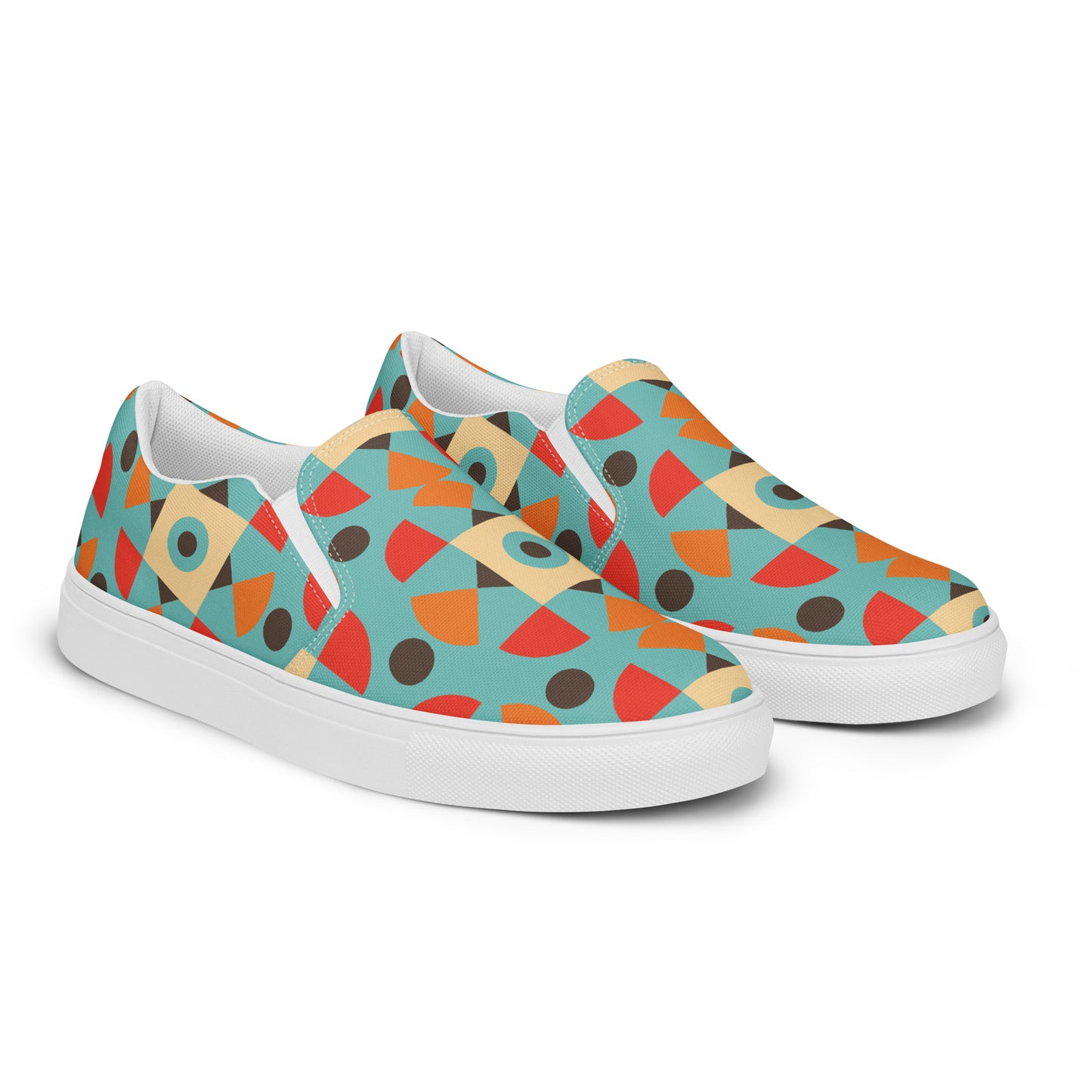 Retro Shape - Women’s slip-on canvas shoes