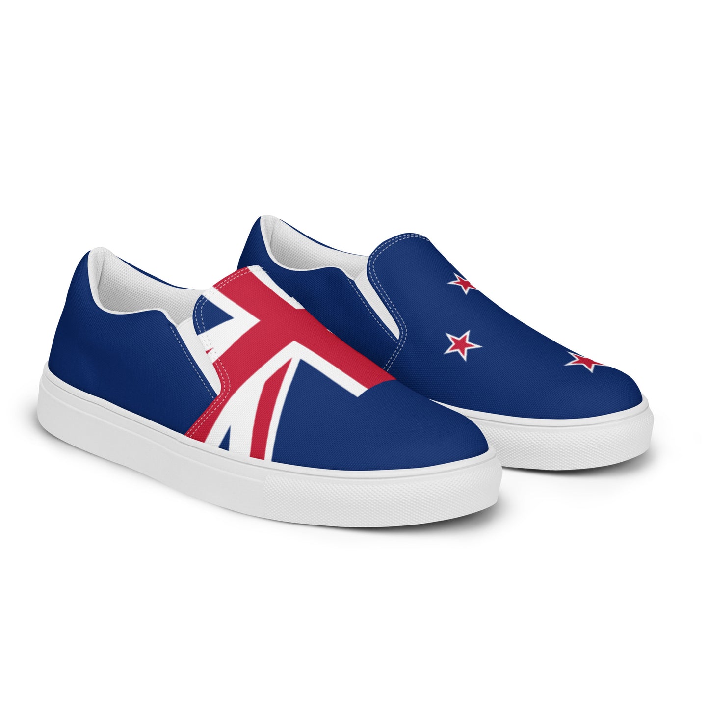 New Zealand Flag - Women’s slip-on canvas shoes