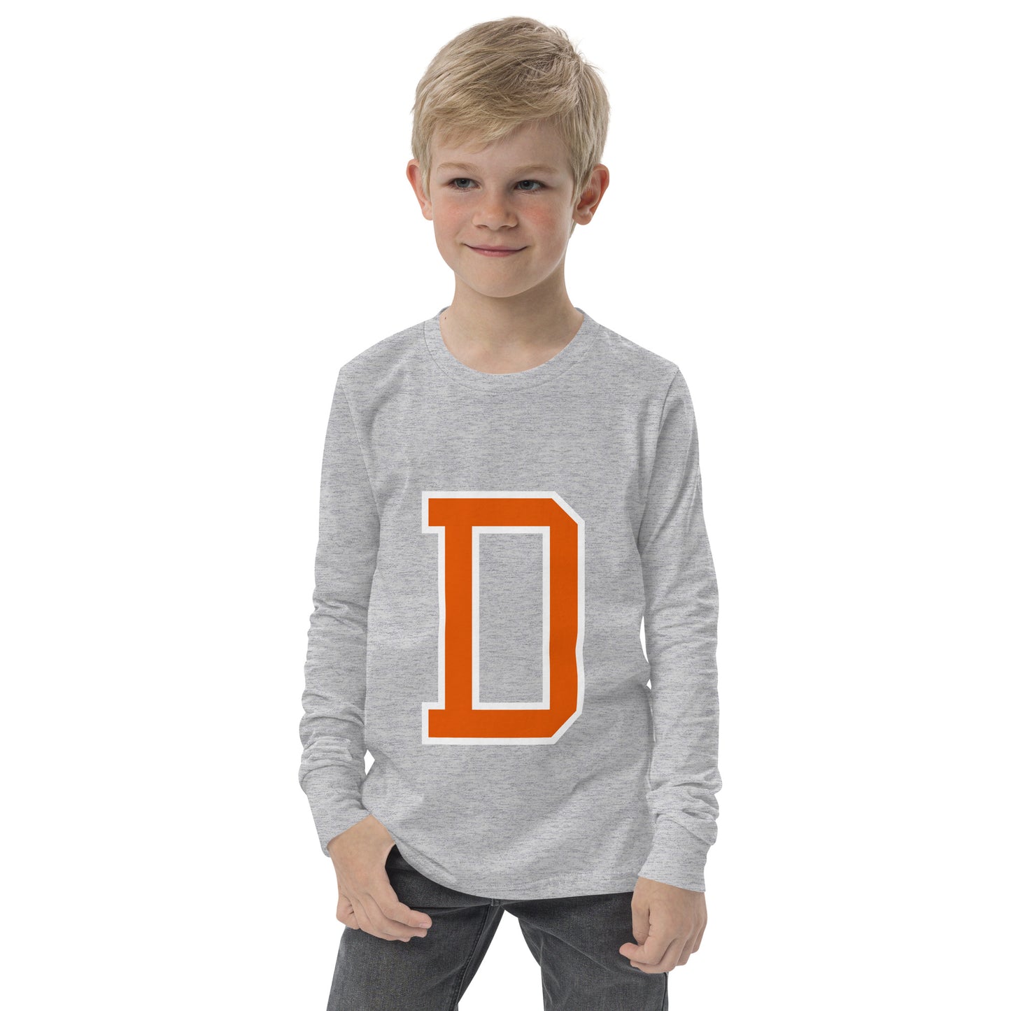 D - Sustainably Made Kids Long Sleeve T-shirt