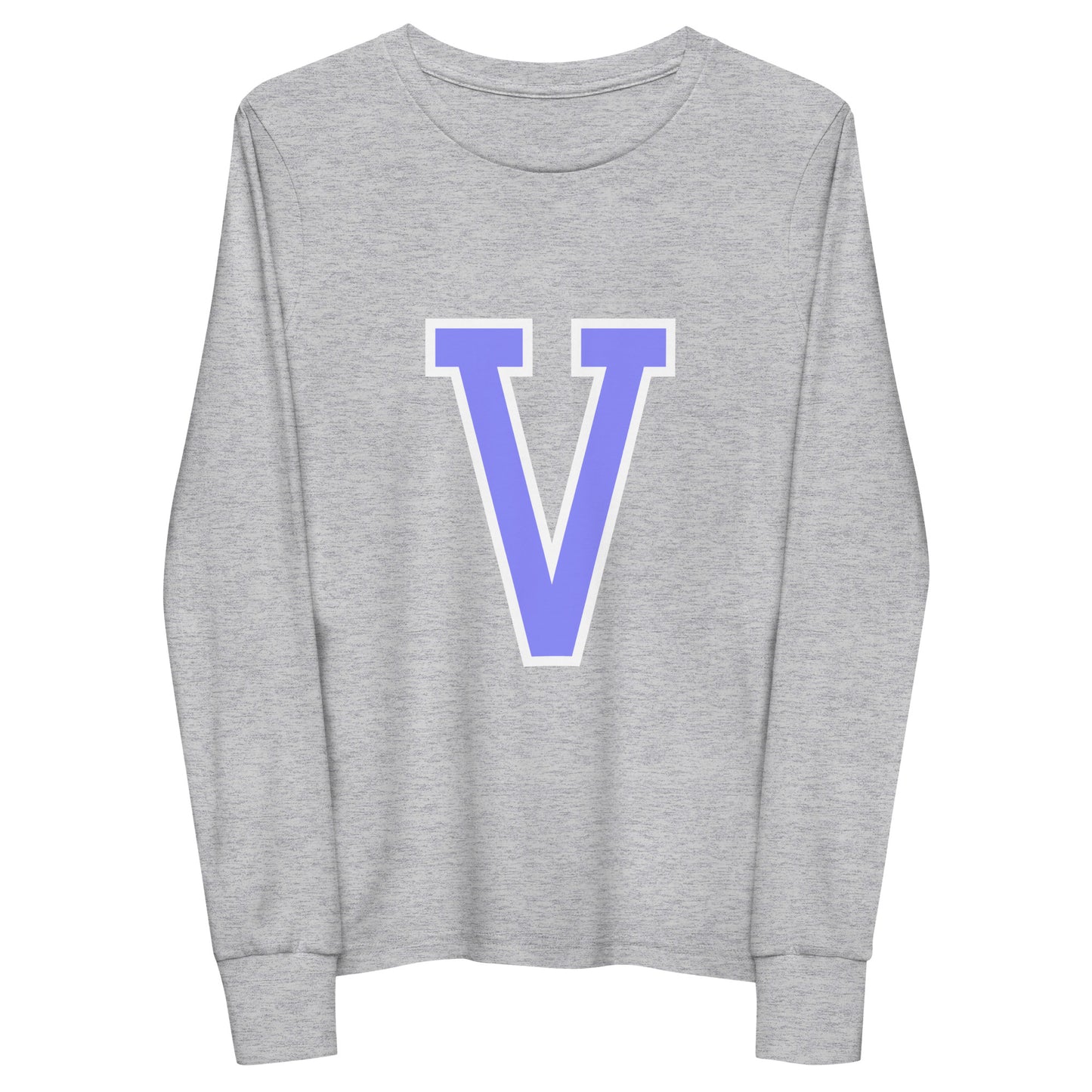 V - Sustainably Made Kids Long Sleeve T-shirt
