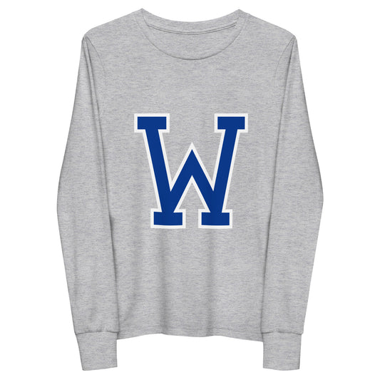 W - Sustainably Made Kids Long Sleeve T-shirt