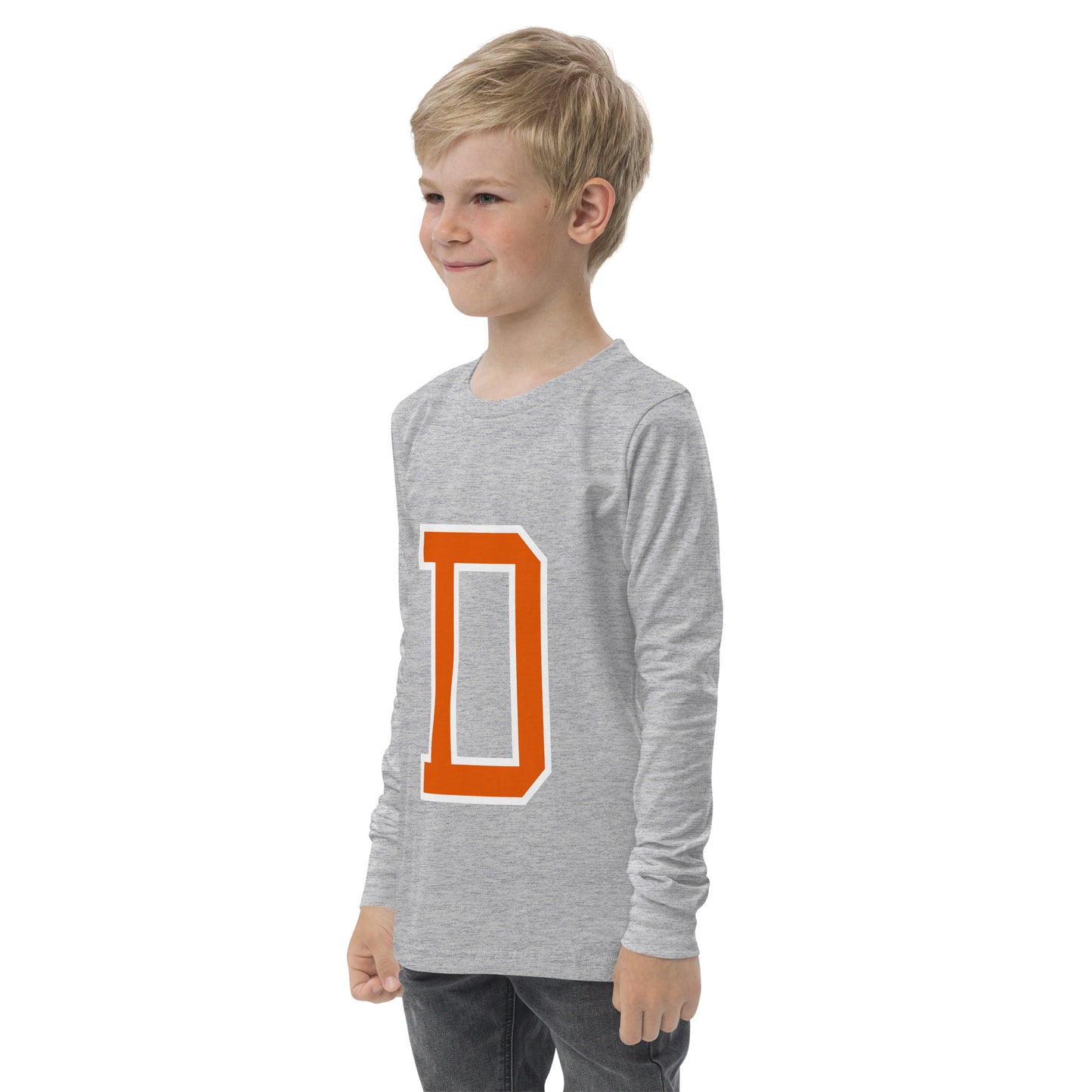 D - Sustainably Made Kids Long Sleeve T-shirt