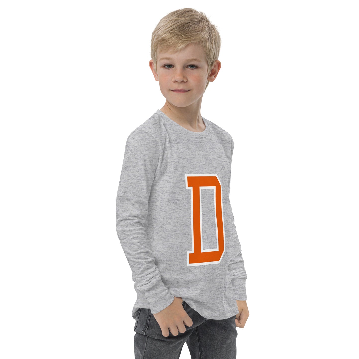 D - Sustainably Made Kids Long Sleeve T-shirt