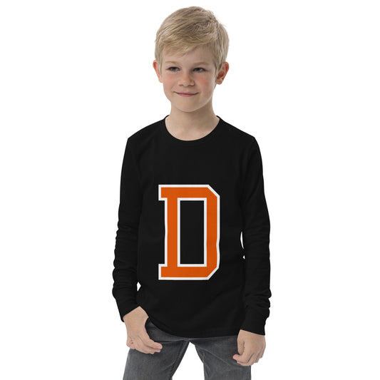 D - Sustainably Made Kids Long Sleeve T-shirt