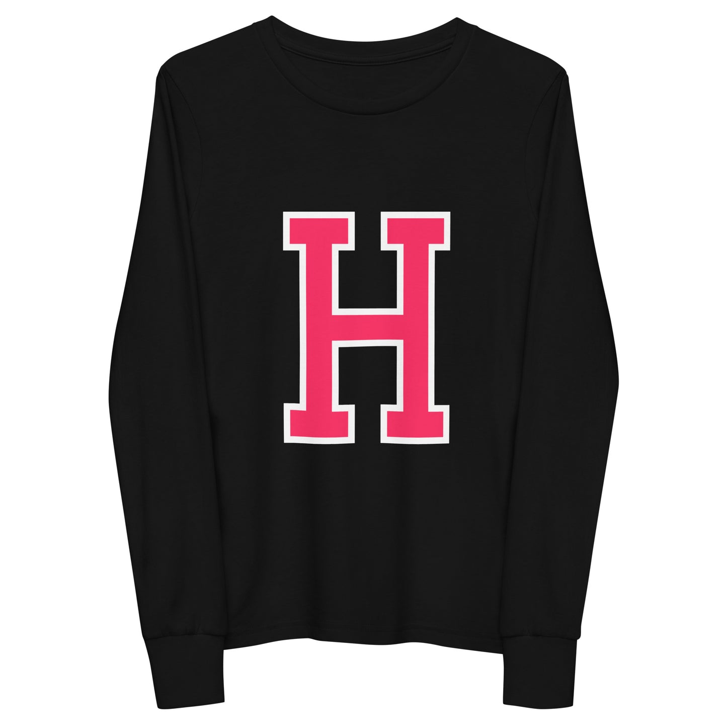H - Sustainably Made Kids Long Sleeve T-shirt