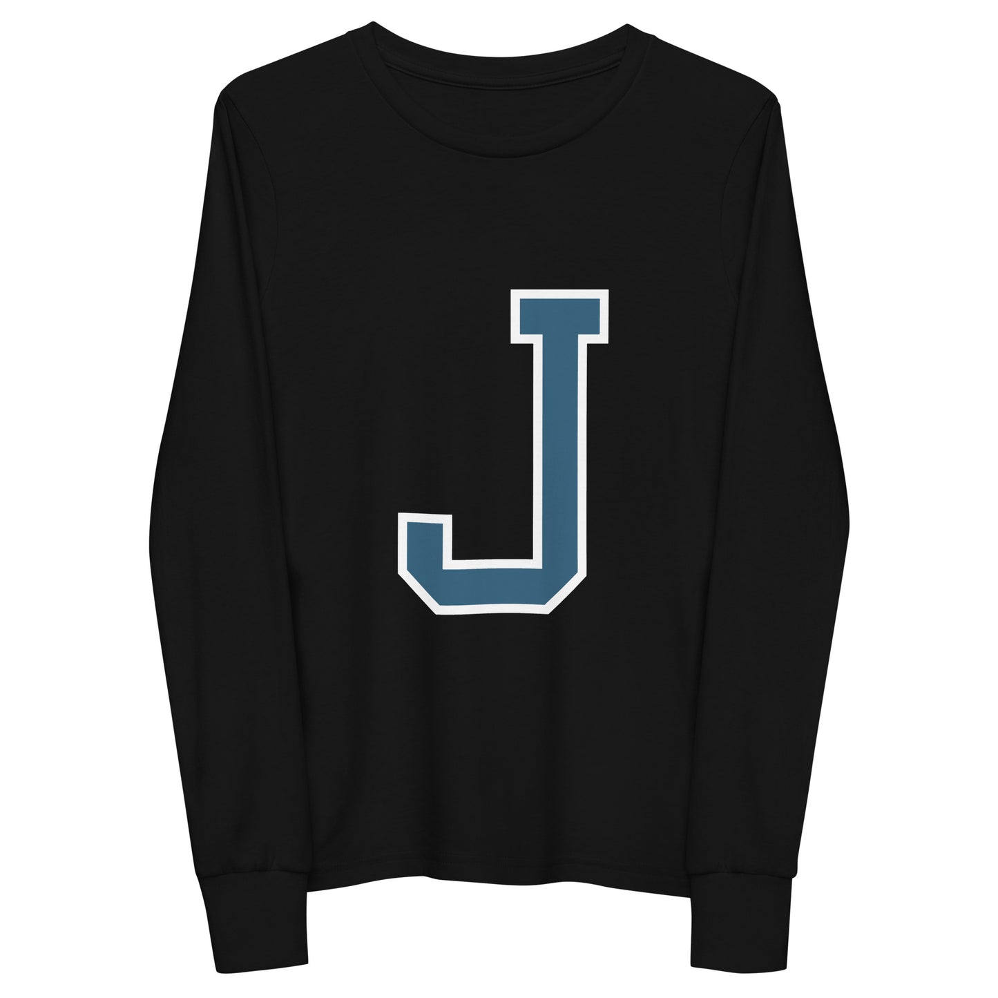 J - Sustainably Made Kids Long Sleeve T-shirt