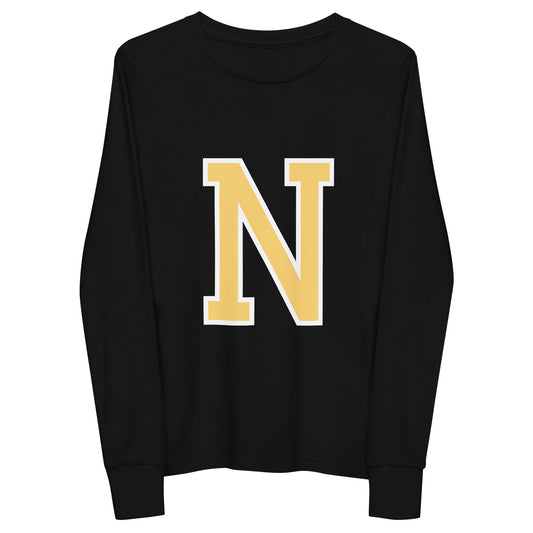 N - Sustainably Made Kids Long Sleeve T-shirt