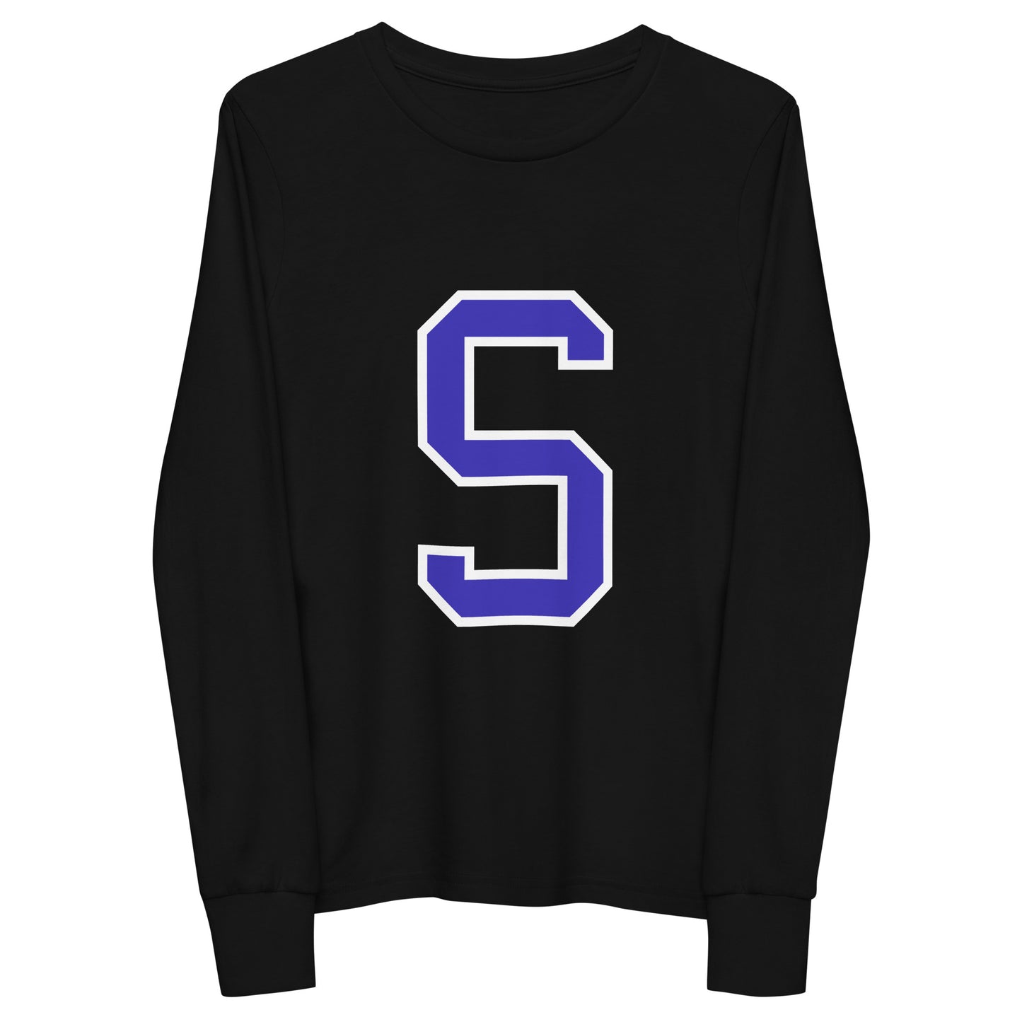 S - Sustainably Made Kids Long Sleeve T-shirt