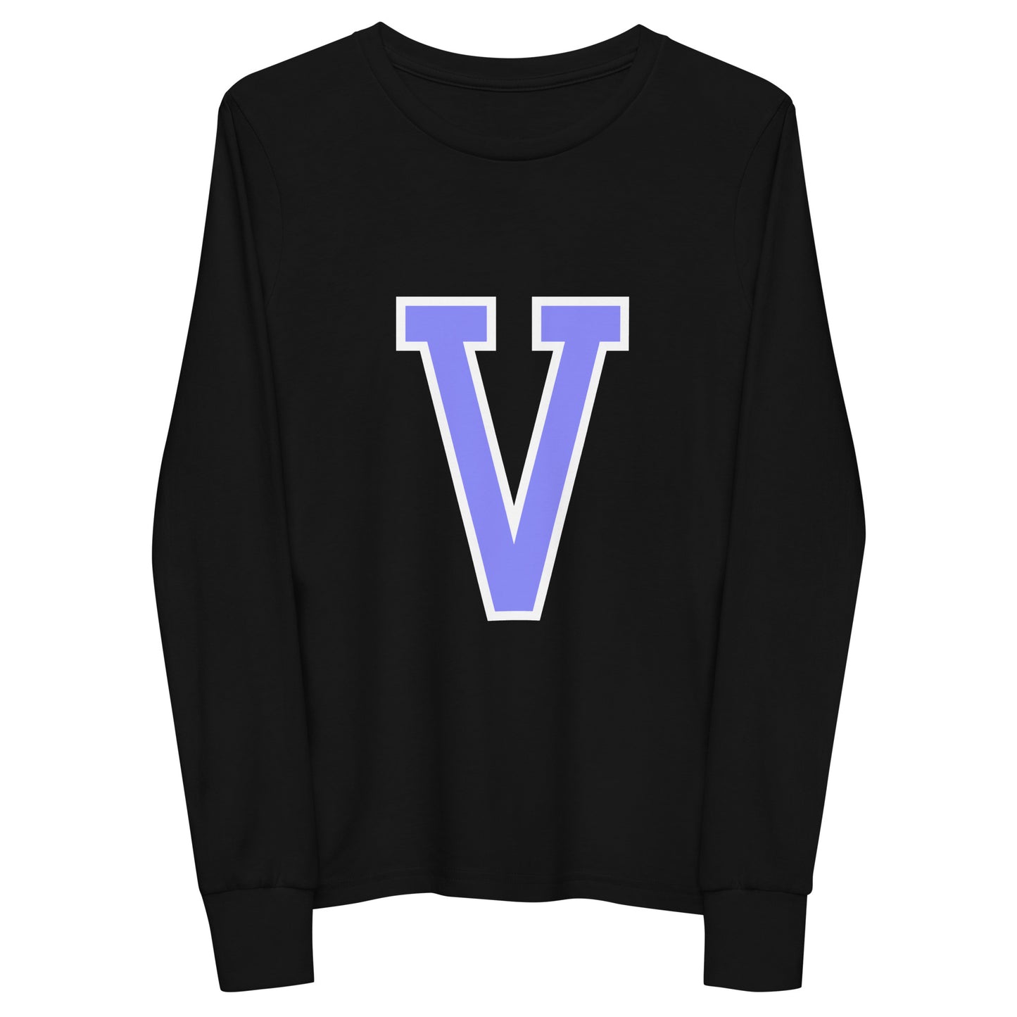 V - Sustainably Made Kids Long Sleeve T-shirt