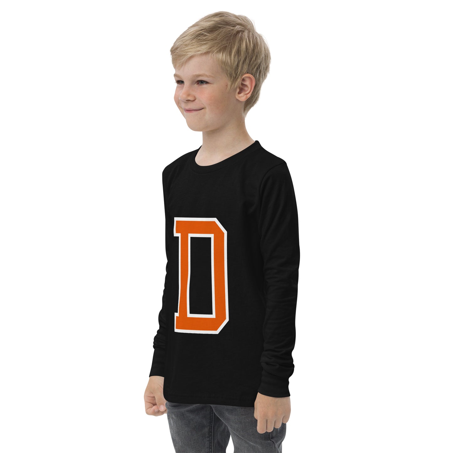 D - Sustainably Made Kids Long Sleeve T-shirt