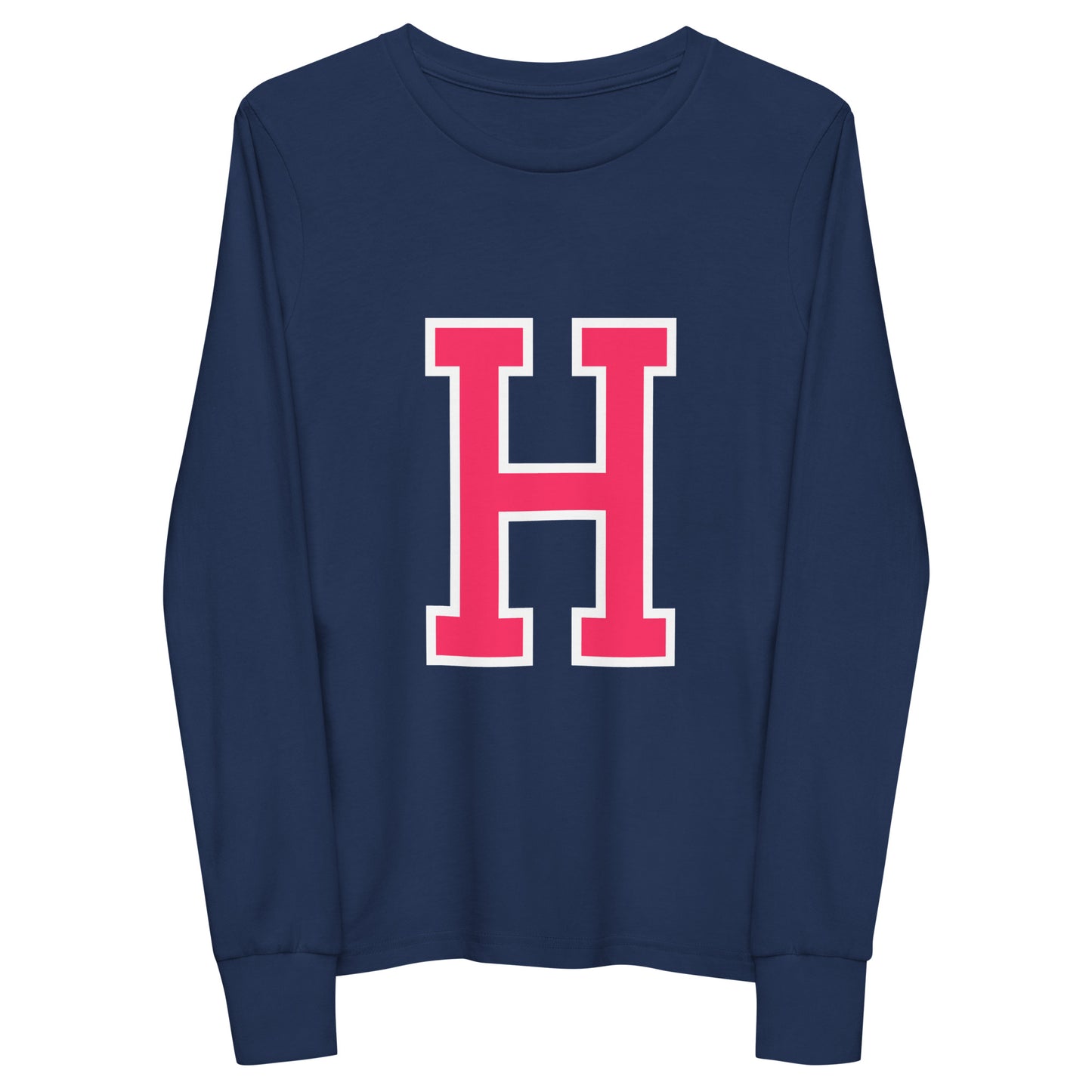H - Sustainably Made Kids Long Sleeve T-shirt