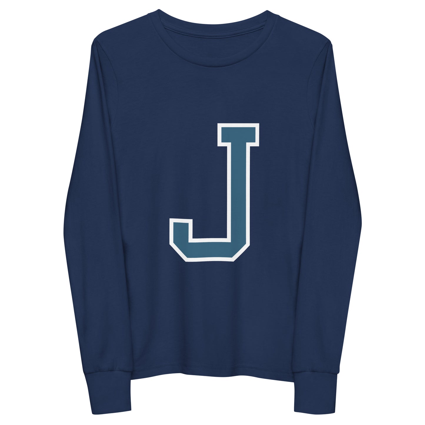 J - Sustainably Made Kids Long Sleeve T-shirt