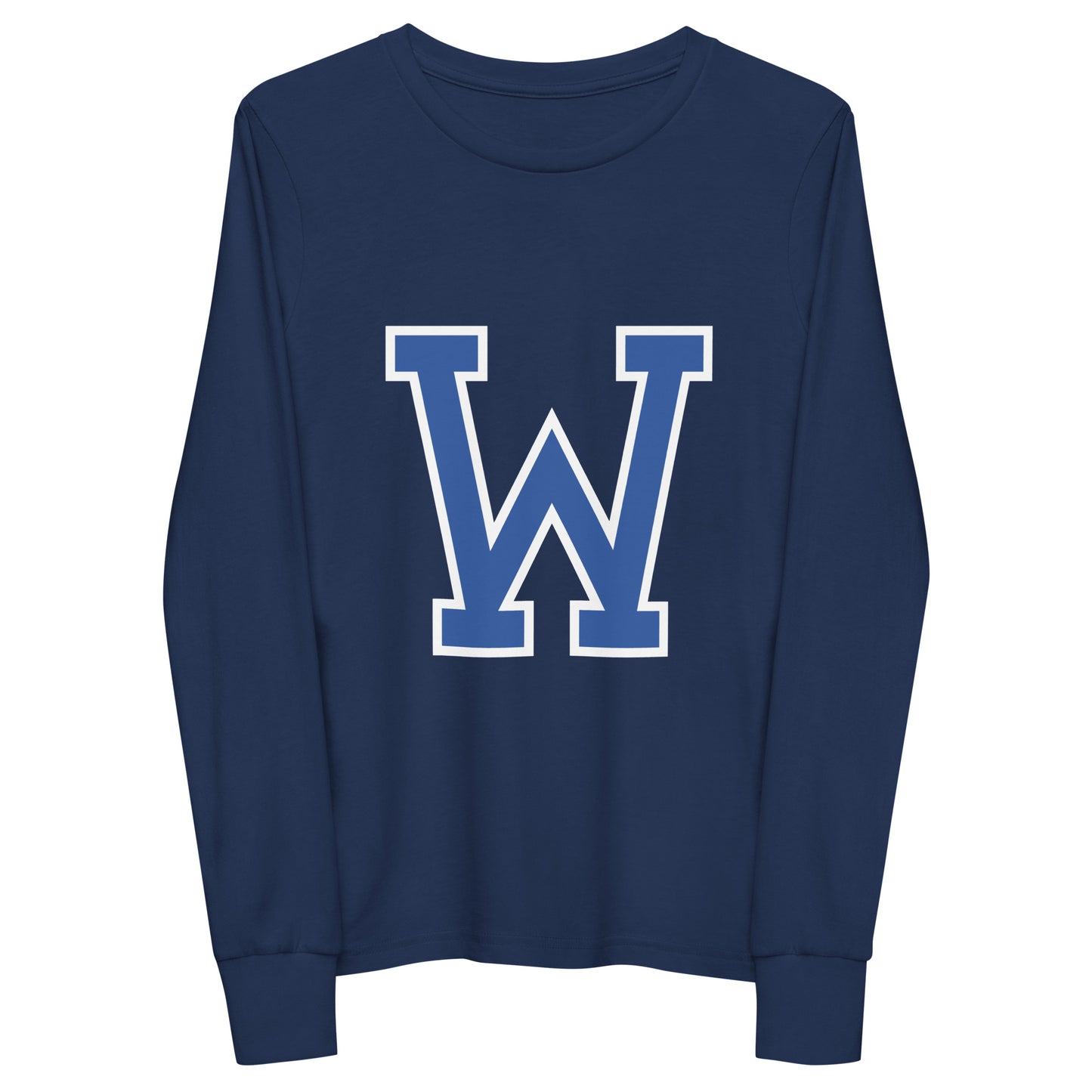 W - Sustainably Made Kids Long Sleeve T-shirt