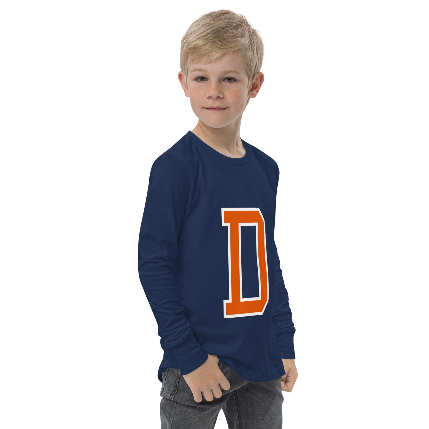 D - Sustainably Made Kids Long Sleeve T-shirt